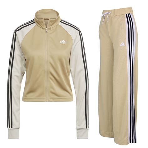 adidas jogginganzug damen beige|jogginghosen damen.